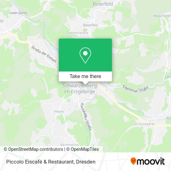 Карта Piccolo Eiscafé & Restaurant