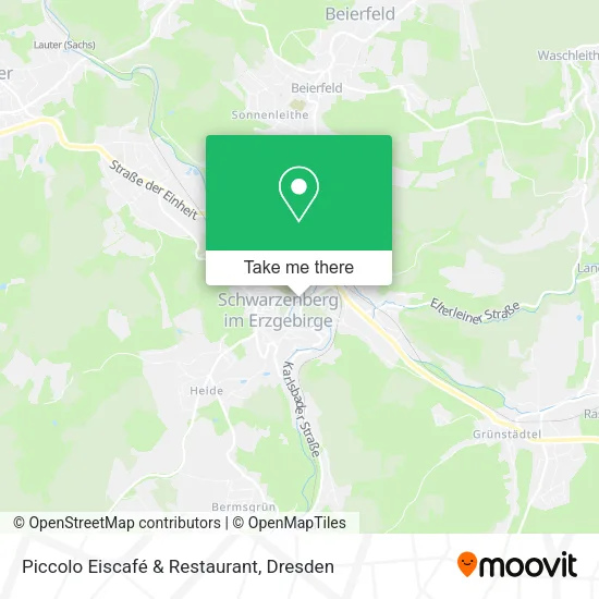 Карта Piccolo Eiscafé & Restaurant