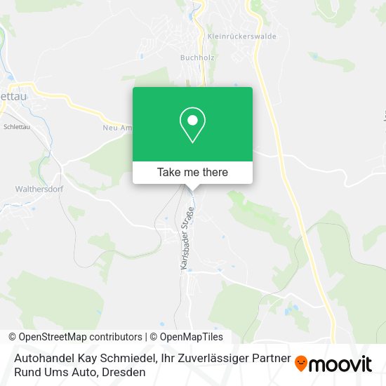 Карта Autohandel Kay Schmiedel, Ihr Zuverlässiger Partner Rund Ums Auto