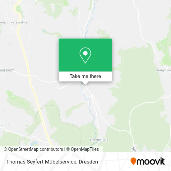Карта Thomas Seyfert Möbelservice