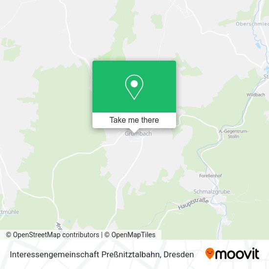 Карта Interessengemeinschaft Preßnitztalbahn