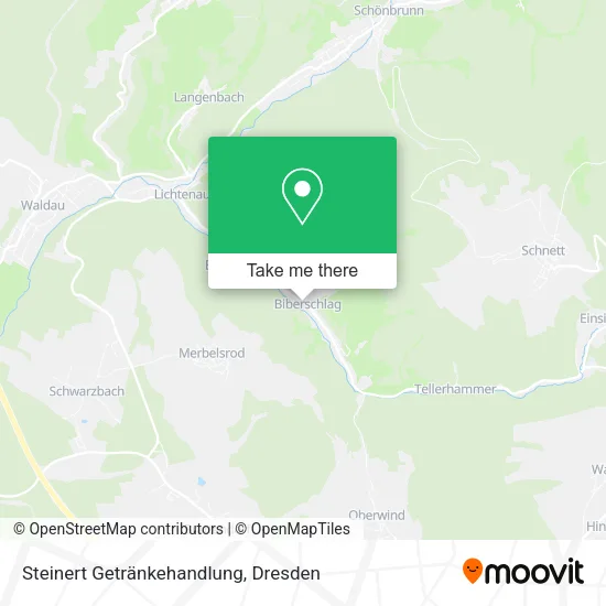 Карта Steinert Getränkehandlung