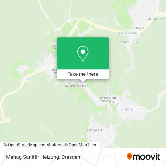 Карта Mehag Sanitär Heizung