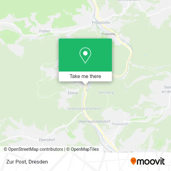 Карта Zur Post