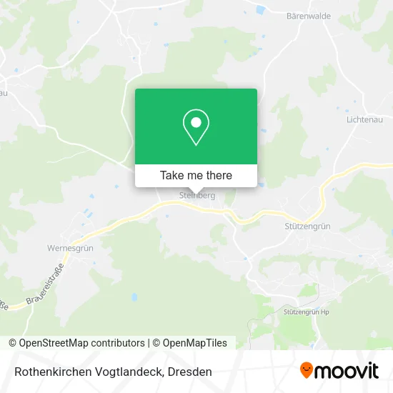 Карта Rothenkirchen Vogtlandeck