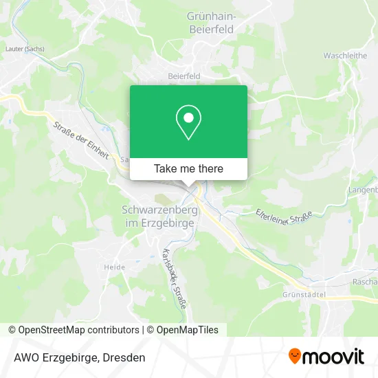 Карта AWO Erzgebirge