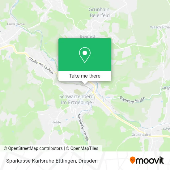 Карта Sparkasse Karlsruhe Ettlingen