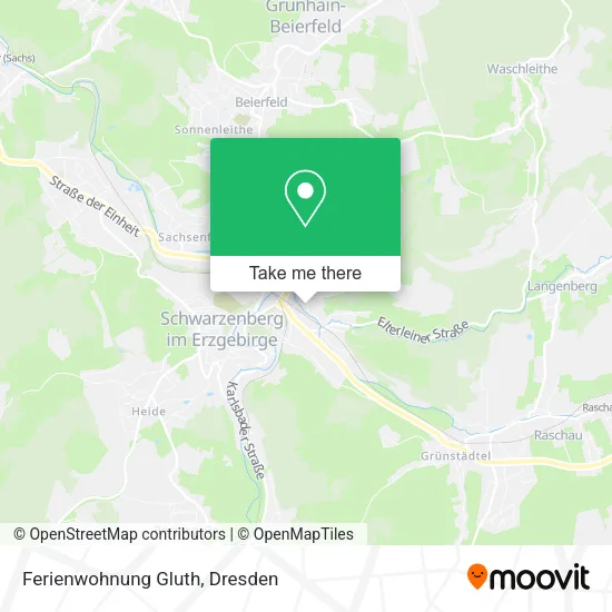 Карта Ferienwohnung Gluth