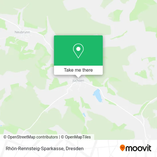 Карта Rhön-Rennsteig-Sparkasse