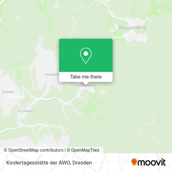 Карта Kindertagesstätte der AWO