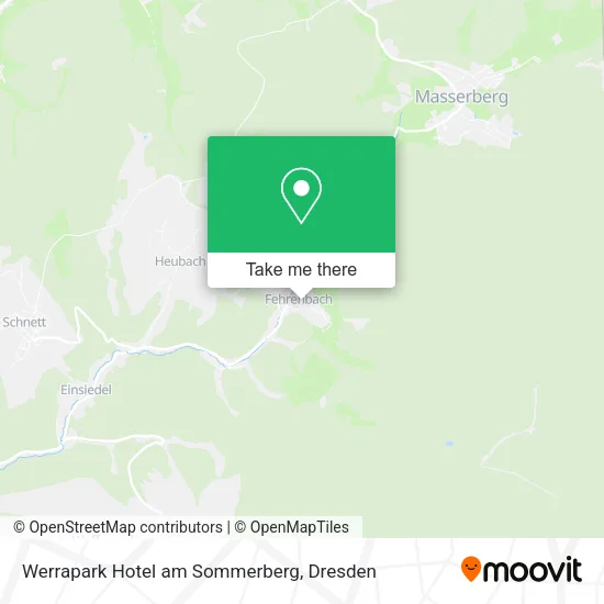 Карта Werrapark Hotel am Sommerberg