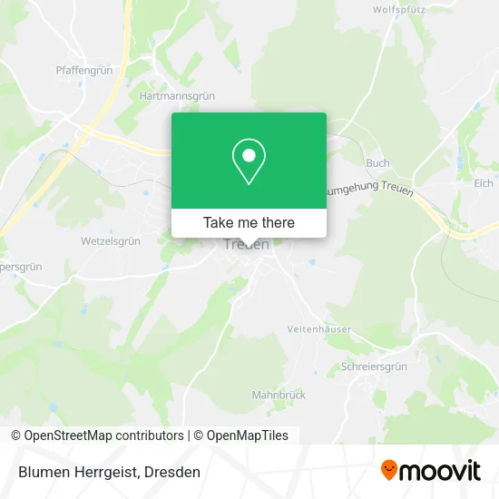 Карта Blumen Herrgeist