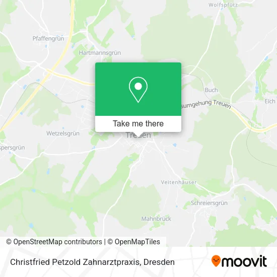 Карта Christfried Petzold Zahnarztpraxis