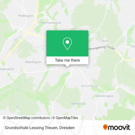 Карта Grundschule Lessing Treuen