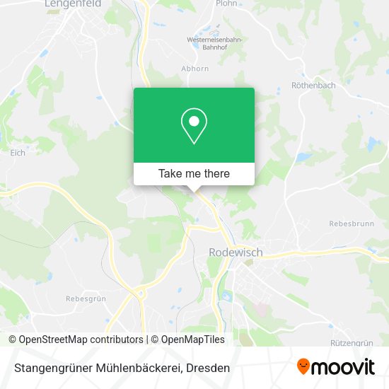 Карта Stangengrüner Mühlenbäckerei