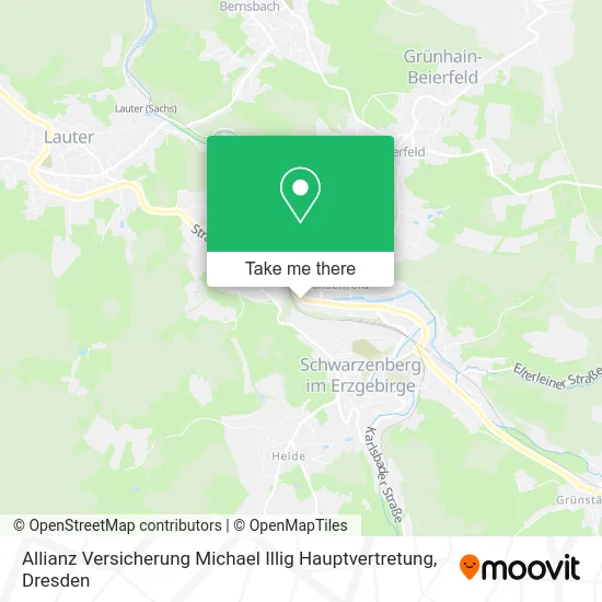 Карта Allianz Versicherung Michael Illig Hauptvertretung