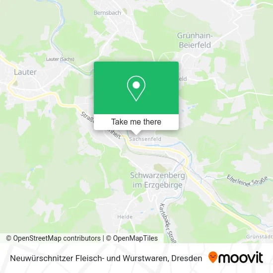 Карта Neuwürschnitzer Fleisch- und Wurstwaren