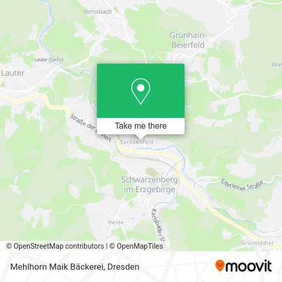 Карта Mehlhorn Maik Bäckerei