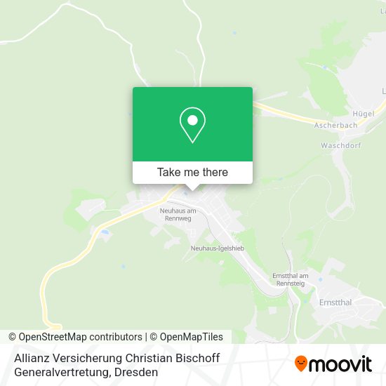 Карта Allianz Versicherung Christian Bischoff Generalvertretung
