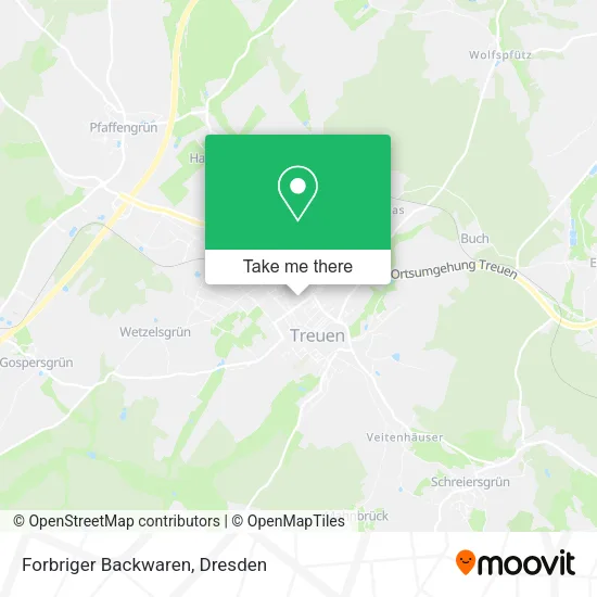 Карта Forbriger Backwaren