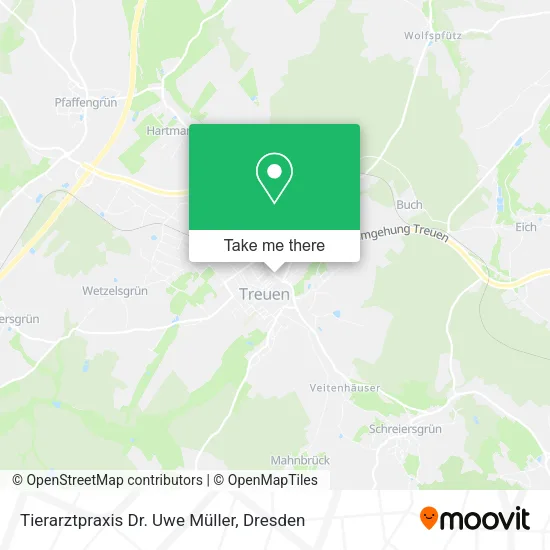 Карта Tierarztpraxis Dr. Uwe Müller