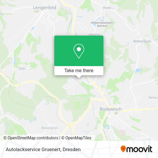 Карта Autolackservice Gruenert