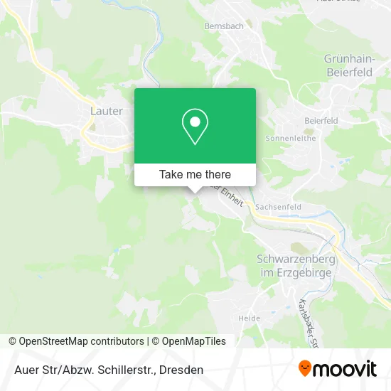 Карта Auer Str/Abzw. Schillerstr.