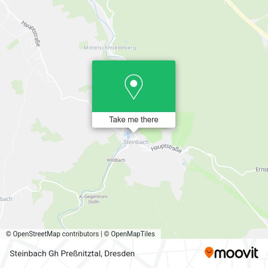 Карта Steinbach Gh Preßnitztal