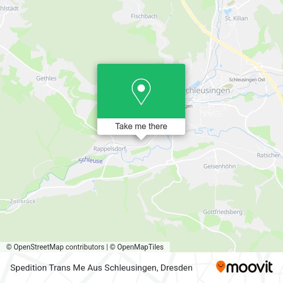Карта Spedition Trans Me Aus Schleusingen