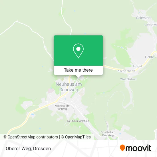 Карта Oberer Weg