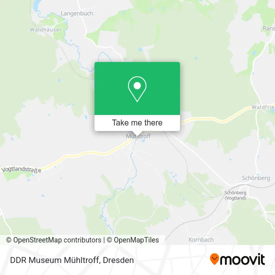 Карта DDR Museum Mühltroff
