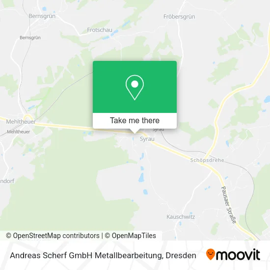 Карта Andreas Scherf GmbH Metallbearbeitung