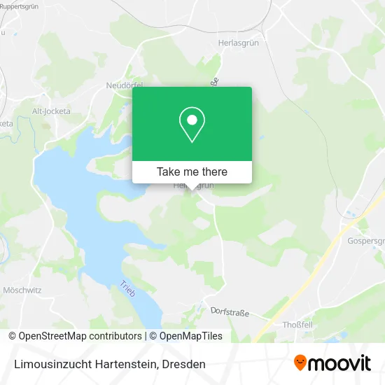 Карта Limousinzucht Hartenstein