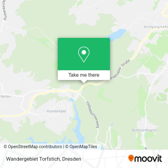 Карта Wandergebiet Torfstich