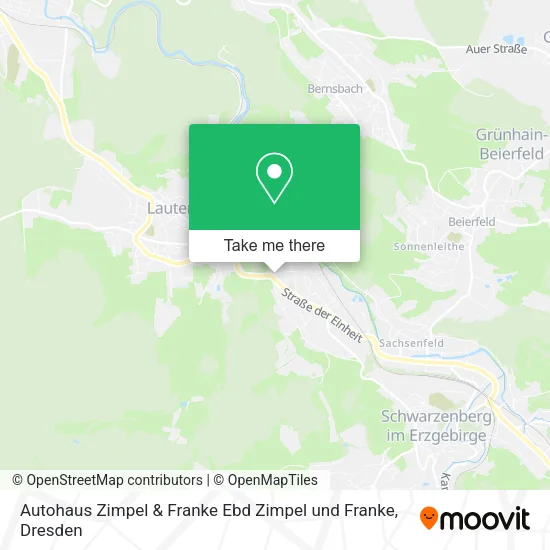 Карта Autohaus Zimpel & Franke Ebd Zimpel und Franke