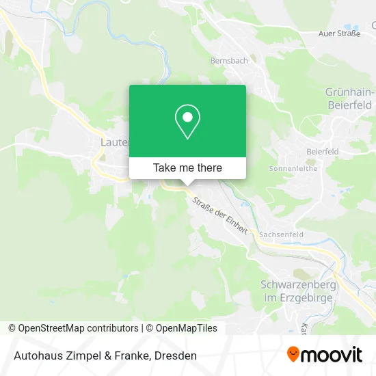 Карта Autohaus Zimpel & Franke