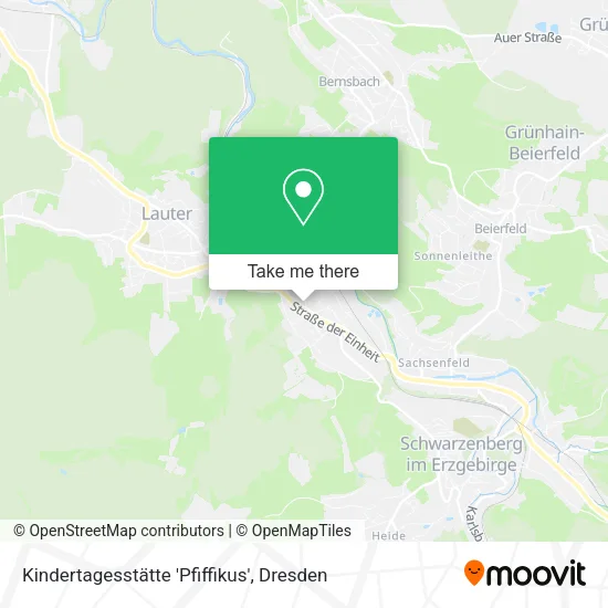 Карта Kindertagesstätte 'Pfiffikus'