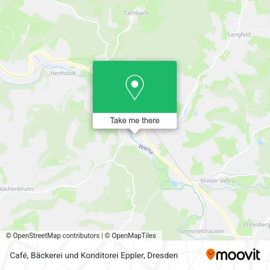 Карта Café, Bäckerei und Konditorei Eppler