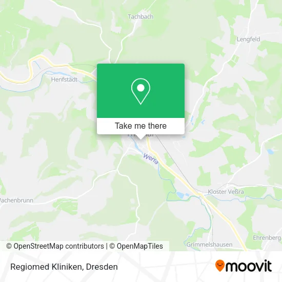 Карта Regiomed Kliniken