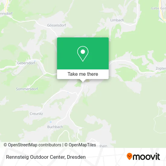 Rennsteig Outdoor Center map