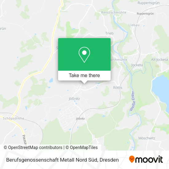 Карта Berufsgenossenschaft Metall Nord Süd