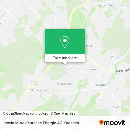 Карта envia Mitteldeutsche Energie AG