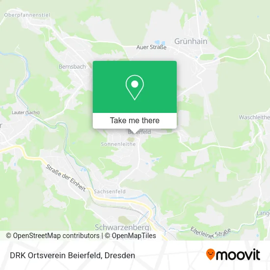 Карта DRK Ortsverein Beierfeld