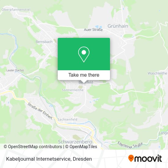Карта Kabeljournal Internetservice