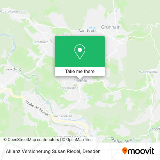 Карта Allianz Versicherung Susan Riedel