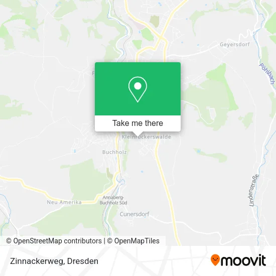 Карта Zinnackerweg