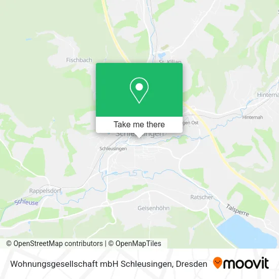 Карта Wohnungsgesellschaft mbH Schleusingen