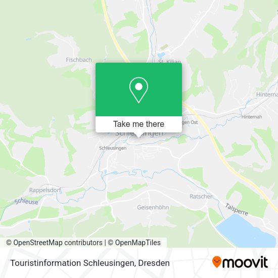 Карта Touristinformation Schleusingen