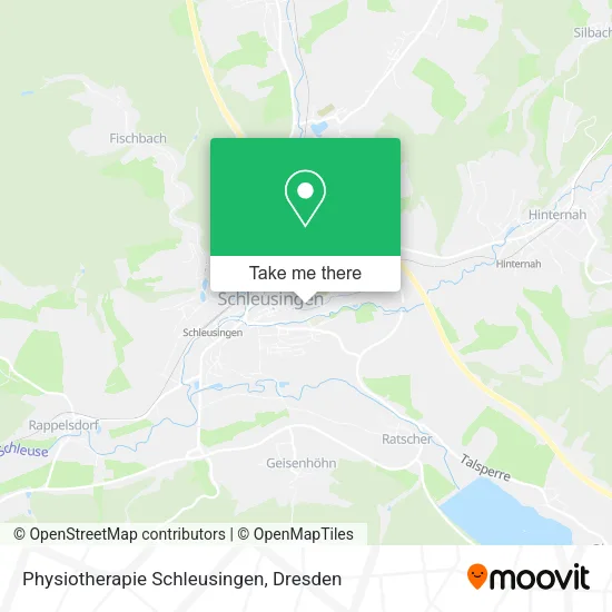 Карта Physiotherapie Schleusingen