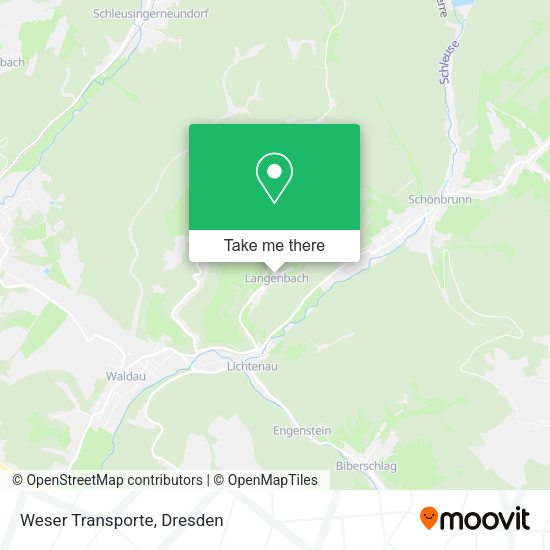 Карта Weser Transporte